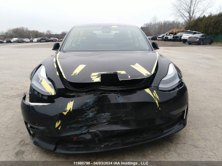 2021 Tesla Model 3 VIN: 5YJ3E1EA3MF087275 Lot: 11980796