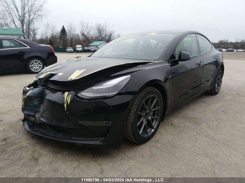 2021 Tesla Model 3 VIN: 5YJ3E1EA3MF087275 Lot: 11980796