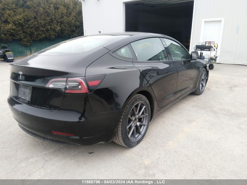 2021 Tesla Model 3 VIN: 5YJ3E1EA3MF087275 Lot: 11980796