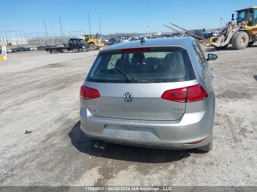 2016 Volkswagen Golf S/Se/Sel VIN: 3VW217AUXGM059965 Lot: 11980857