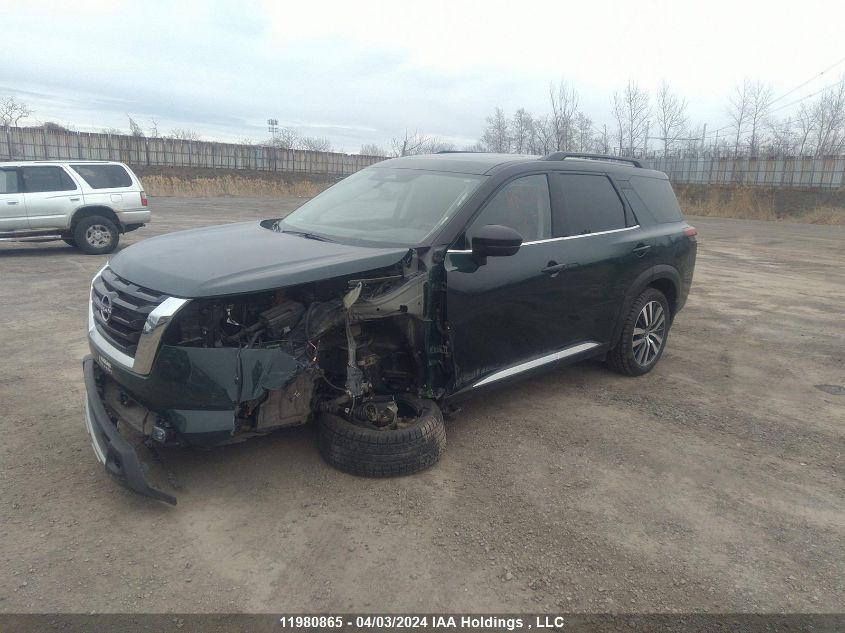 2022 Nissan Pathfinder Platinum VIN: 5N1DR3DF8NC218793 Lot: 11980865