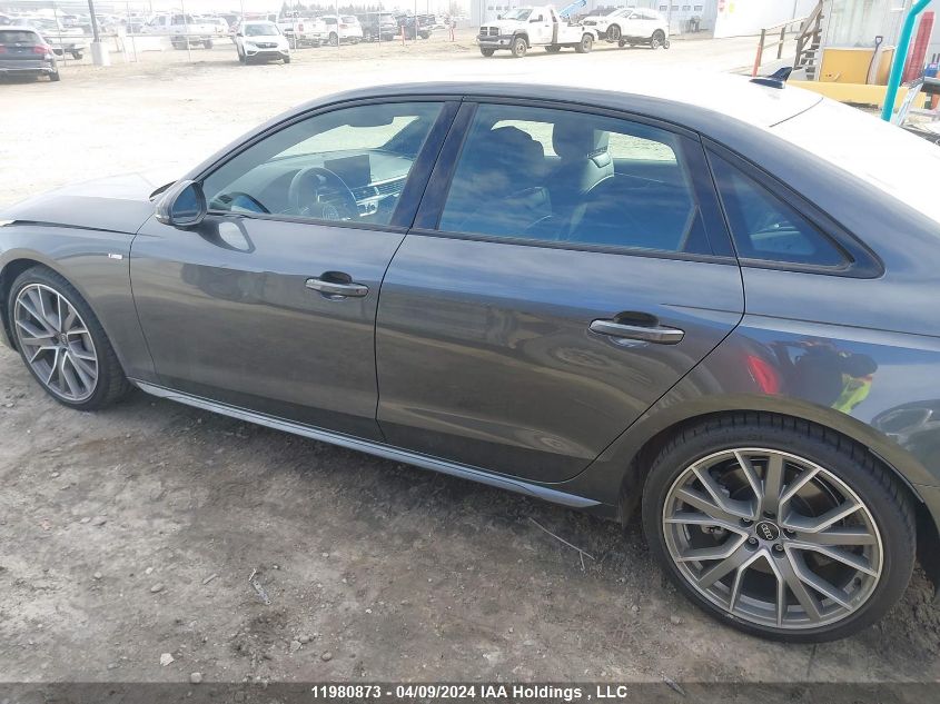 2021 Audi A4 Sedan VIN: WAUEAAF46MA039949 Lot: 11980873