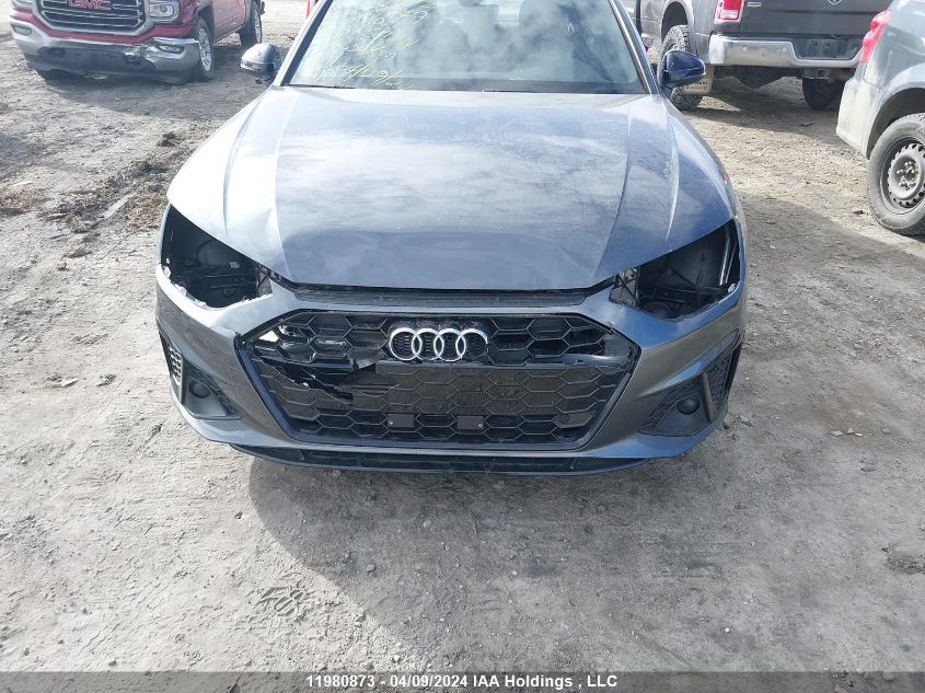 2021 Audi A4 Sedan VIN: WAUEAAF46MA039949 Lot: 11980873