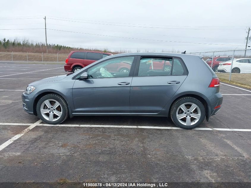 2019 Volkswagen Golf VIN: 3VWG57AU2KM022220 Lot: 11980878