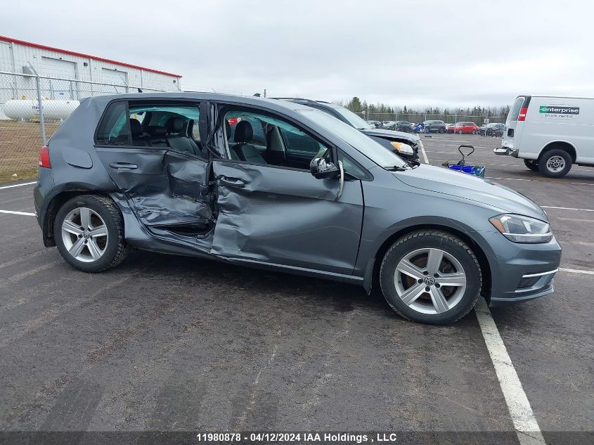 2019 Volkswagen Golf VIN: 3VWG57AU2KM022220 Lot: 11980878