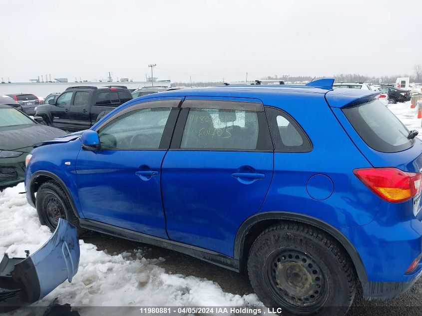 2018 Mitsubishi Rvr VIN: JA4AH3AU0JU601705 Lot: 11980881