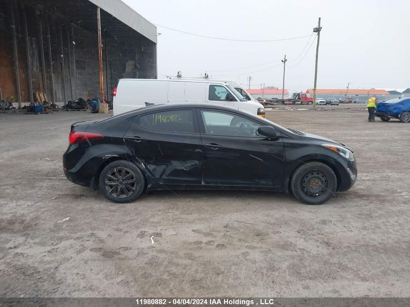 2016 Hyundai Elantra VIN: KMHDH4AE2GU569166 Lot: 11980882