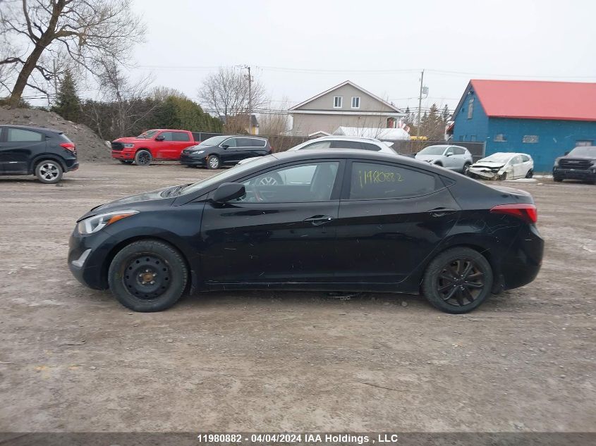 2016 Hyundai Elantra VIN: KMHDH4AE2GU569166 Lot: 11980882