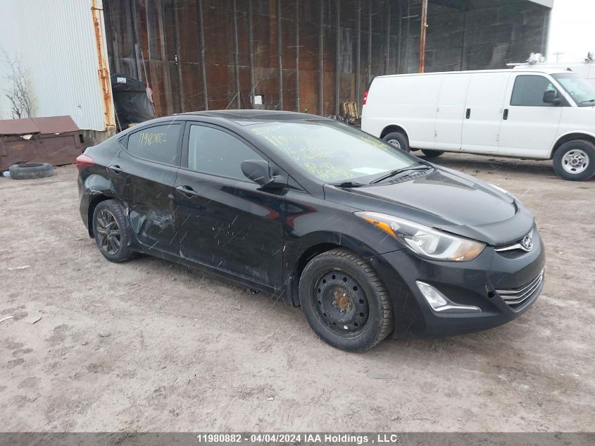 2016 Hyundai Elantra VIN: KMHDH4AE2GU569166 Lot: 11980882