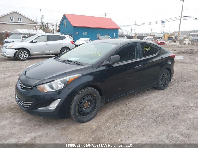 2016 Hyundai Elantra VIN: KMHDH4AE2GU569166 Lot: 11980882