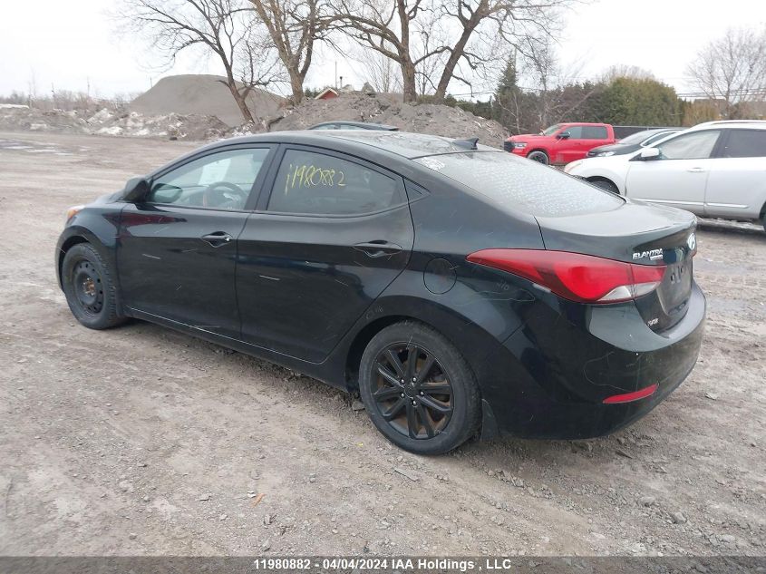 2016 Hyundai Elantra VIN: KMHDH4AE2GU569166 Lot: 11980882