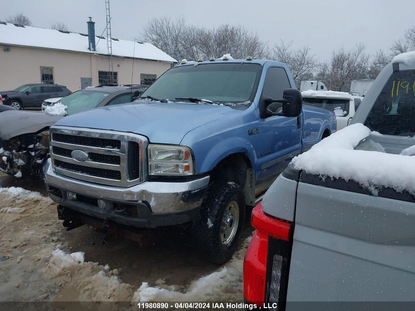 2003 Ford Super Duty F-350 Srw VIN: 1FTSF31F63EA18182 Lot: 11980890