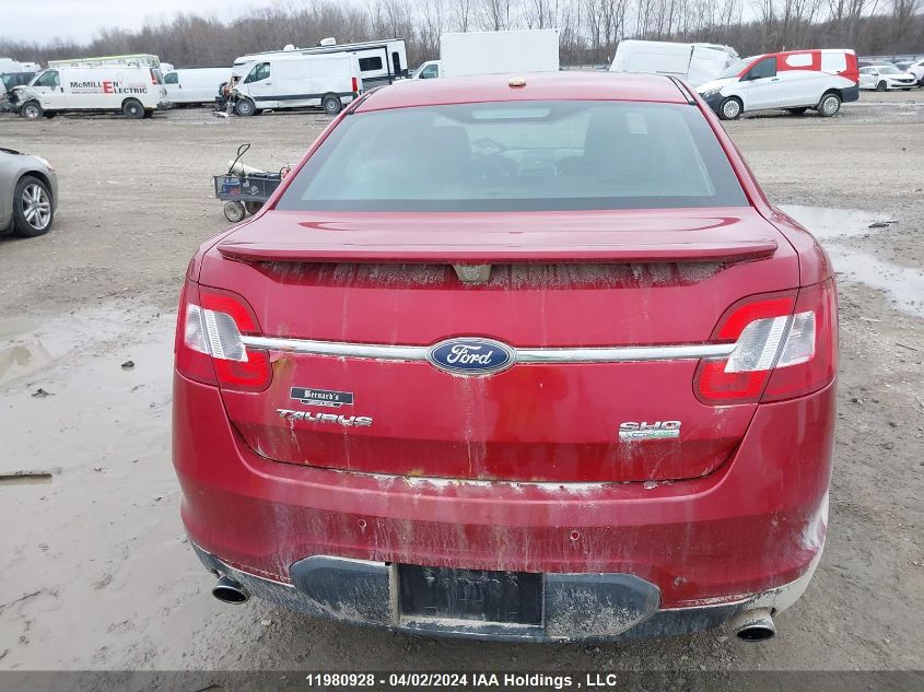 2011 Ford Taurus Sho VIN: 1FAHP2KT4BG105285 Lot: 11980928