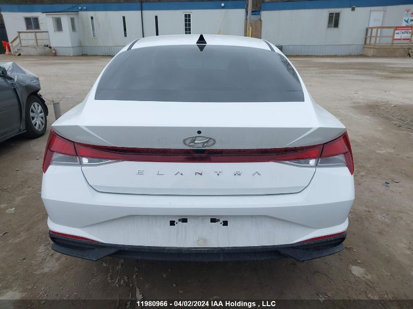 2022 Hyundai Elantra Sel VIN: KMHLM4AG5NU277954 Lot: 11980966