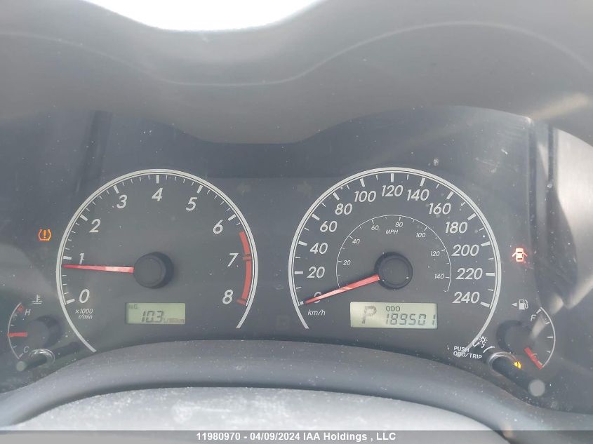 2009 Toyota Corolla S/Le/Xle VIN: 2T1BU40E59C186623 Lot: 11980970