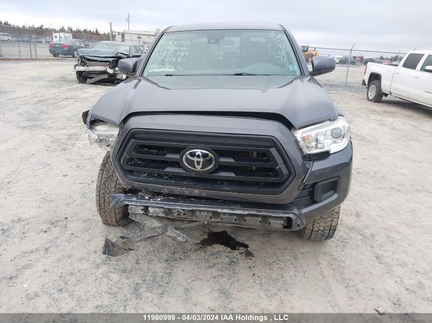 2022 Toyota Tacoma Double Cab/Sr5/Trd Sport/Trd Off Road VIN: 3TYDZ5BN6NT005788 Lot: 11980999