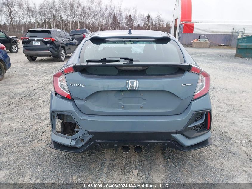 2020 Honda Civic Sport VIN: SHHFK7G4XLU302258 Lot: 11981009