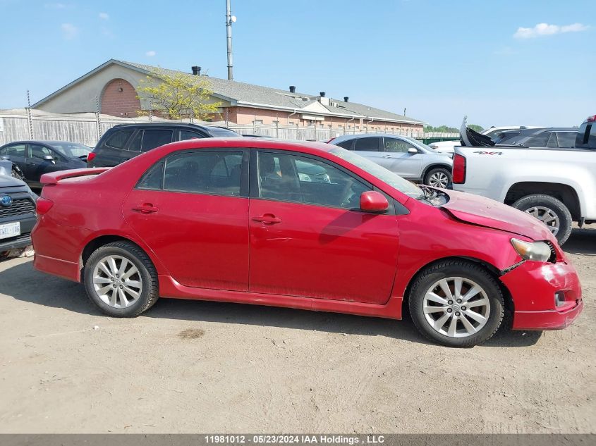 2009 Toyota Corolla VIN: 2T1BU40E19C170984 Lot: 11981012