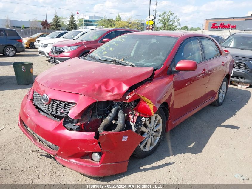 2009 Toyota Corolla VIN: 2T1BU40E19C170984 Lot: 11981012