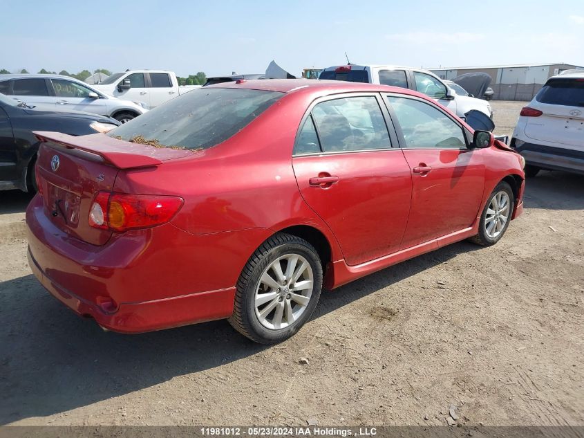 2009 Toyota Corolla VIN: 2T1BU40E19C170984 Lot: 11981012