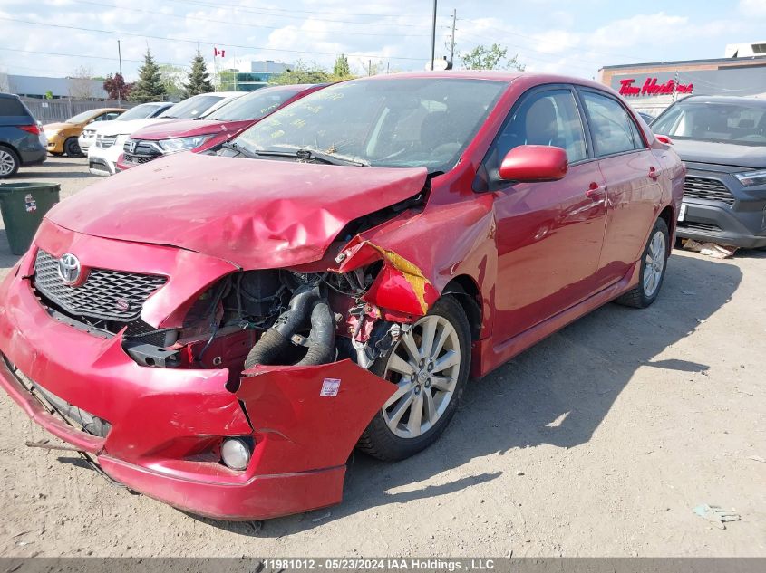 2009 Toyota Corolla VIN: 2T1BU40E19C170984 Lot: 11981012