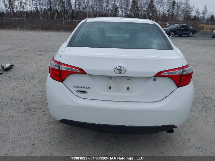 2016 Toyota Corolla Ce/Le/S VIN: 2T1BURHE9GC520327 Lot: 11981023