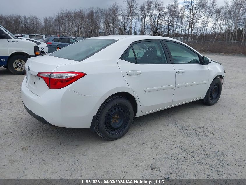 2016 Toyota Corolla Ce/Le/S VIN: 2T1BURHE9GC520327 Lot: 11981023