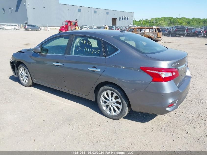 2017 Nissan Sentra VIN: 3N1AB7AP5HY411305 Lot: 11981034