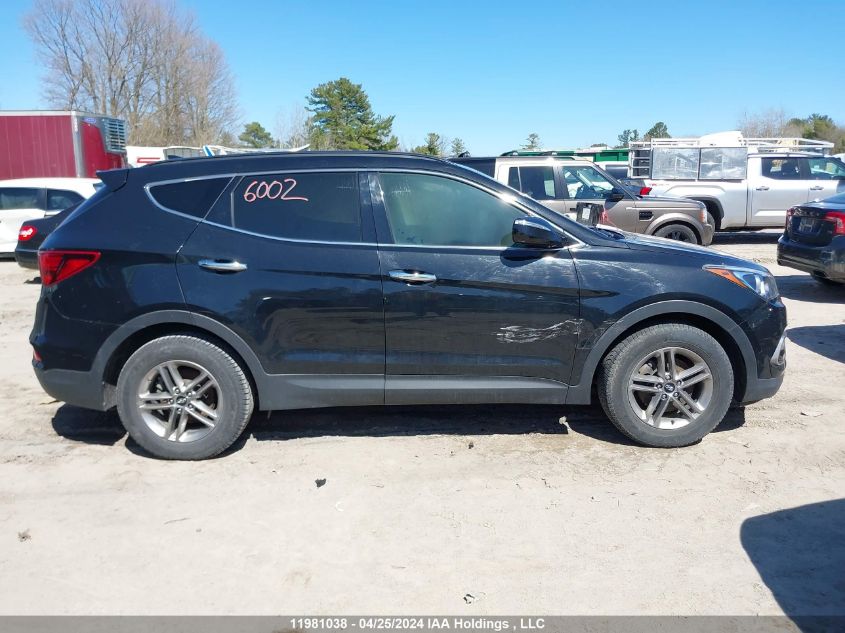 2017 Hyundai Santa Fe VIN: 5NMZUDLB8HH037809 Lot: 11981038