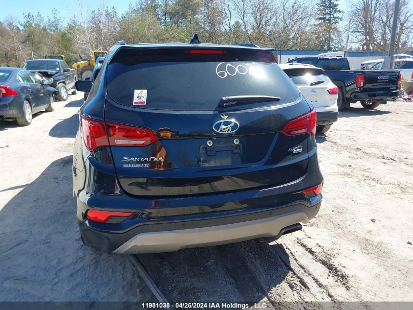 2017 Hyundai Santa Fe VIN: 5NMZUDLB8HH037809 Lot: 11981038