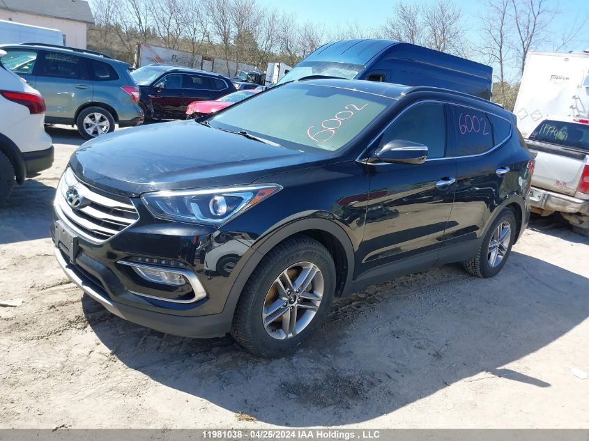 2017 Hyundai Santa Fe VIN: 5NMZUDLB8HH037809 Lot: 11981038