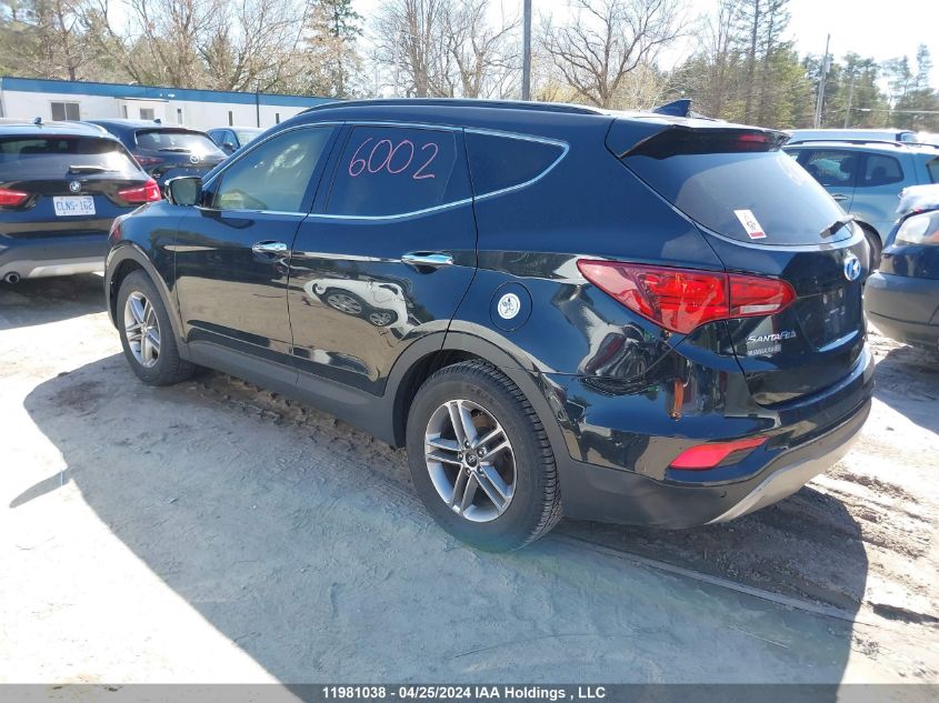 2017 Hyundai Santa Fe VIN: 5NMZUDLB8HH037809 Lot: 11981038