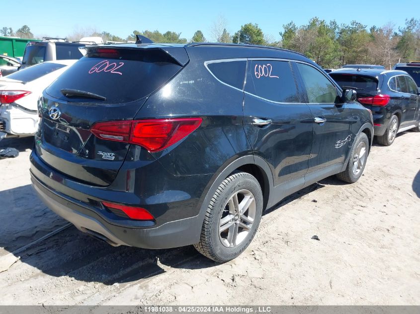 2017 Hyundai Santa Fe VIN: 5NMZUDLB8HH037809 Lot: 11981038