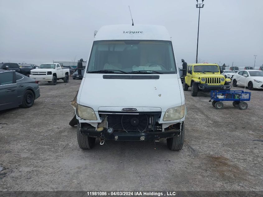 2003 Dodge Sprinter Van 2500 Super High Ceiling VIN: WD2YD742535491585 Lot: 11981086