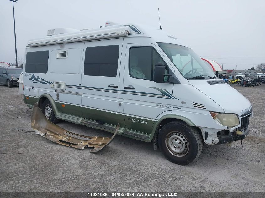 2003 Dodge Sprinter Van 2500 Super High Ceiling VIN: WD2YD742535491585 Lot: 11981086