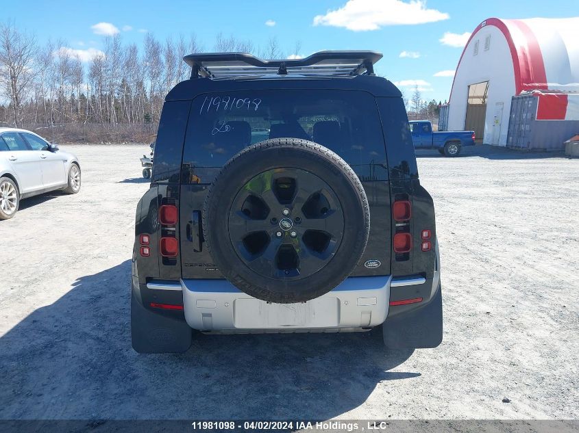 2020 Land Rover Defender VIN: SALE9EEU2L2018182 Lot: 11981098