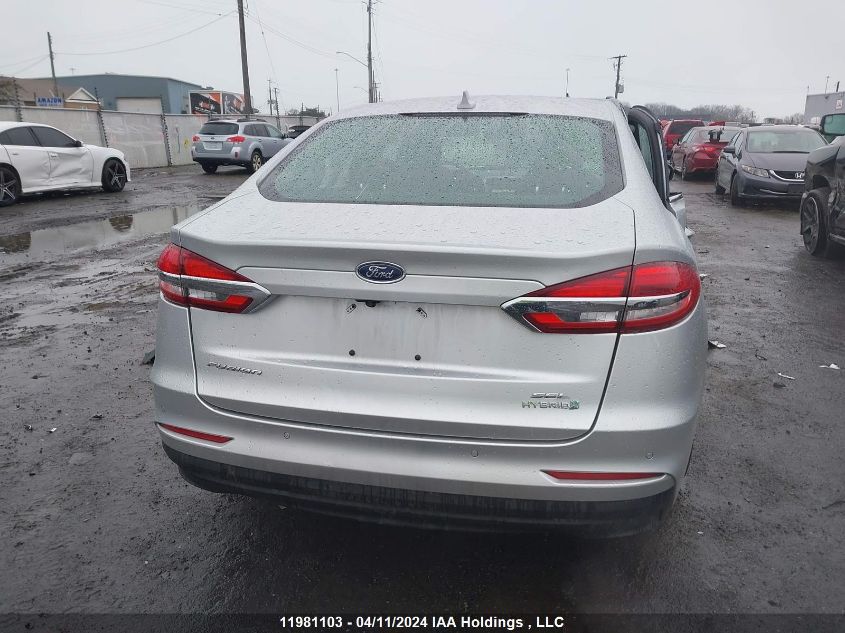 2019 Ford Fusion Sel VIN: 3FA6P0MU7KR155401 Lot: 11981103