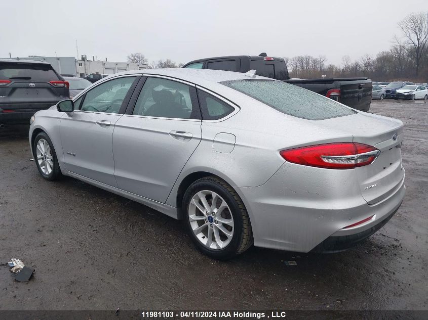 2019 Ford Fusion Sel VIN: 3FA6P0MU7KR155401 Lot: 11981103