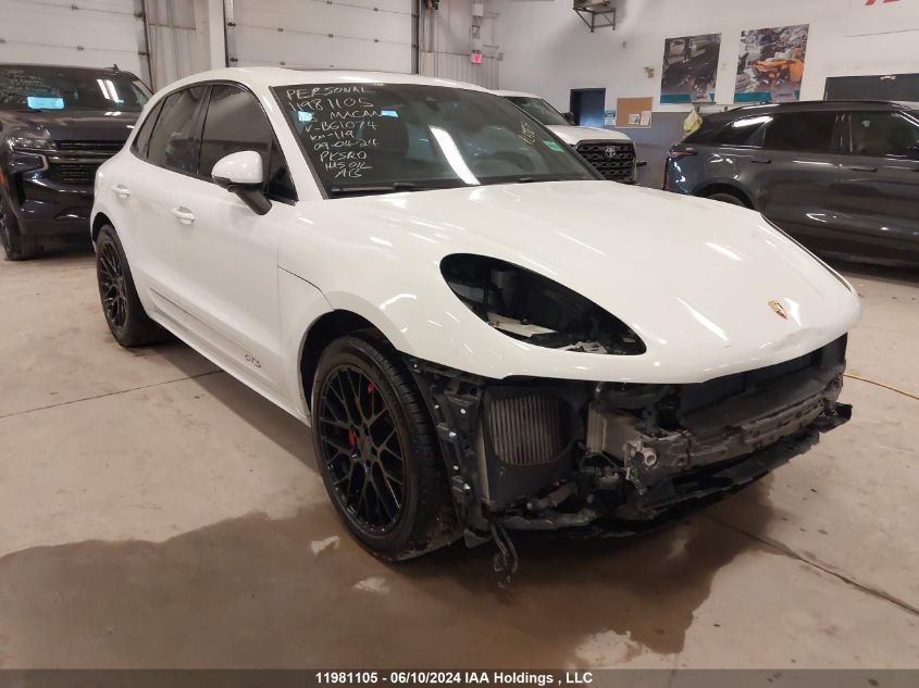 2018 Porsche Macan Gts VIN: WP1AG2A53JLB61074 Lot: 11981105