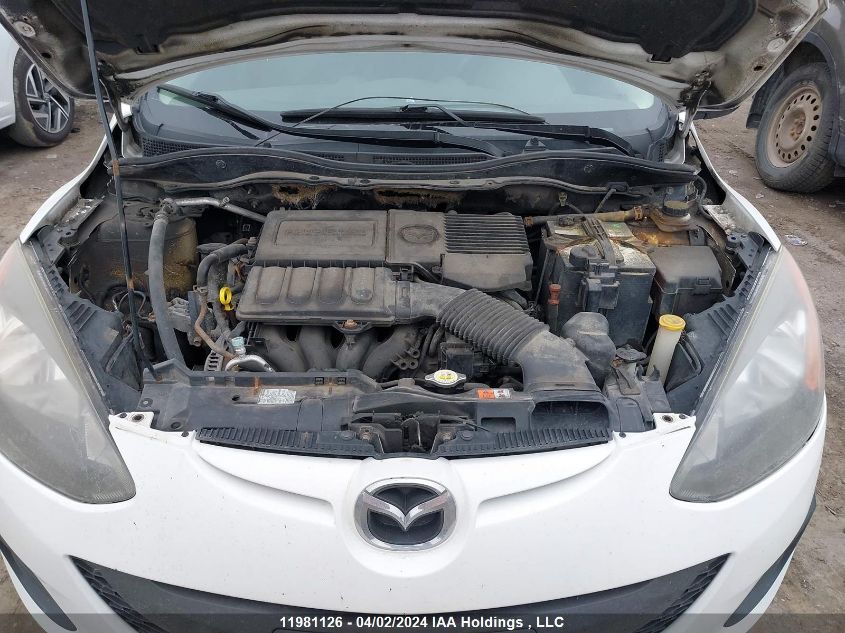 2012 Mazda Mazda2 VIN: JM1DE1KY8C0140541 Lot: 11981126