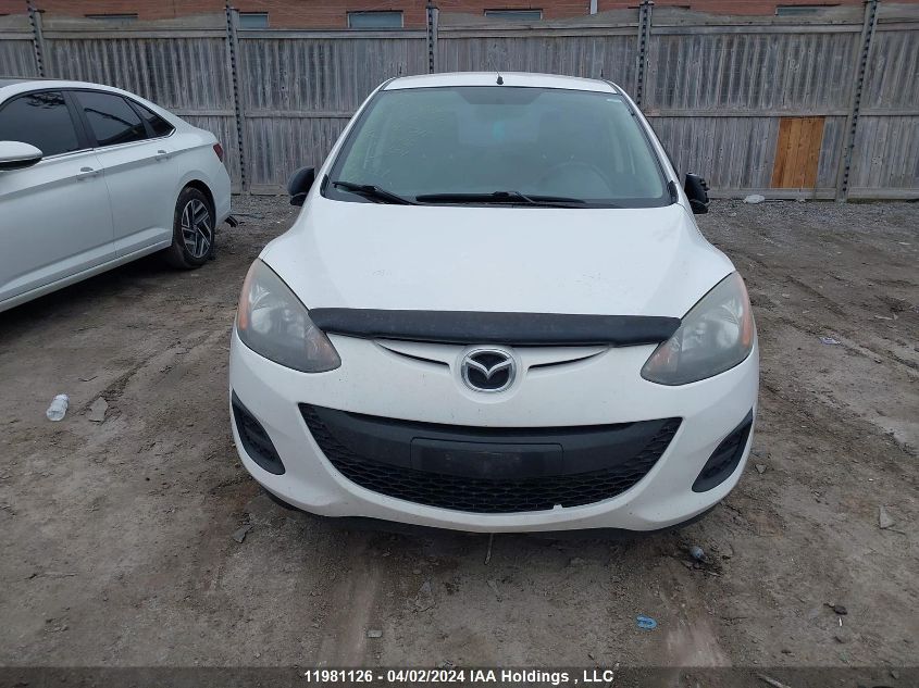 2012 Mazda Mazda2 VIN: JM1DE1KY8C0140541 Lot: 11981126