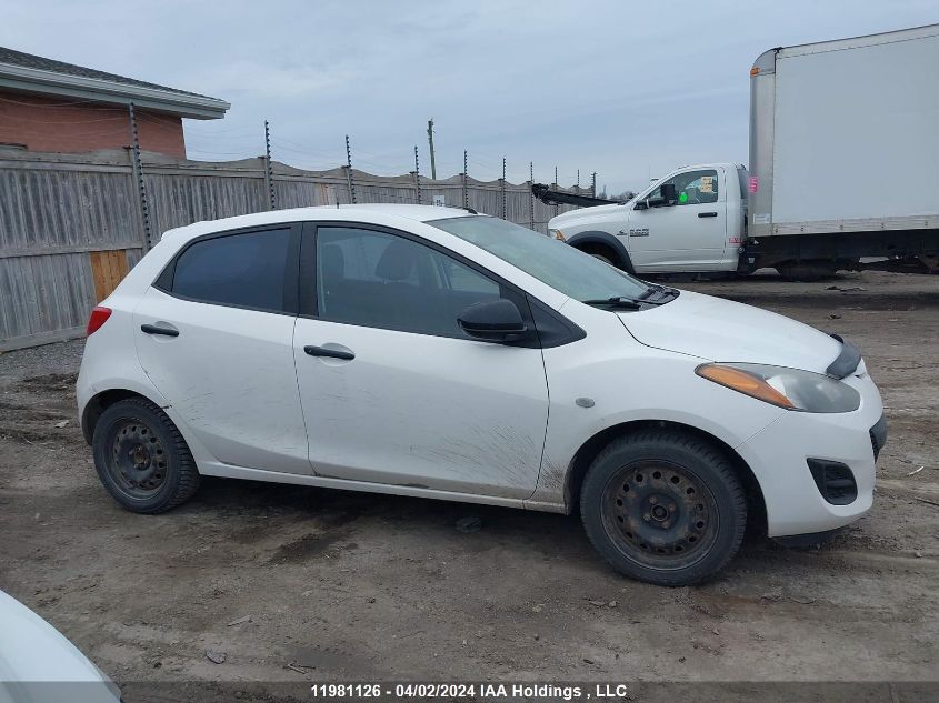 2012 Mazda Mazda2 VIN: JM1DE1KY8C0140541 Lot: 11981126