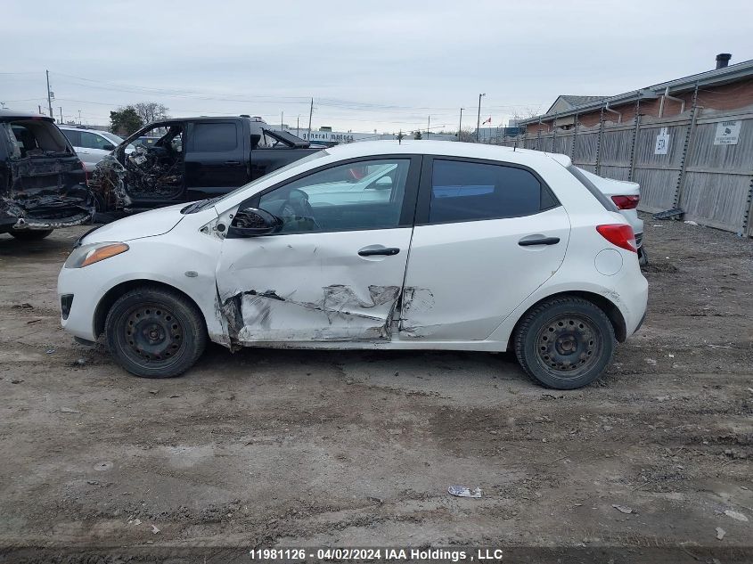 2012 Mazda Mazda2 VIN: JM1DE1KY8C0140541 Lot: 11981126