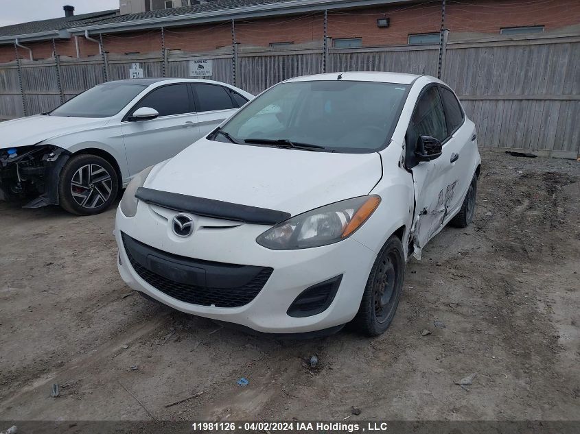 2012 Mazda Mazda2 VIN: JM1DE1KY8C0140541 Lot: 11981126