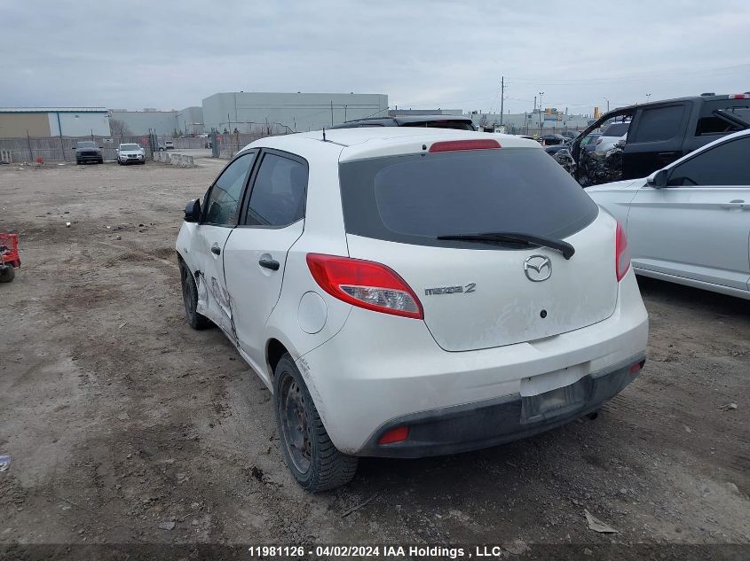 2012 Mazda Mazda2 VIN: JM1DE1KY8C0140541 Lot: 11981126