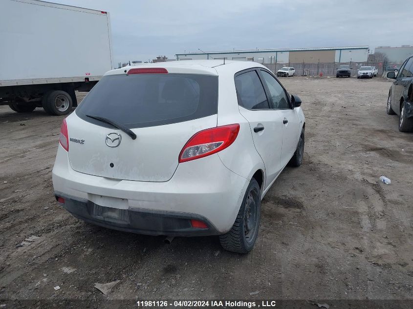 2012 Mazda Mazda2 VIN: JM1DE1KY8C0140541 Lot: 11981126