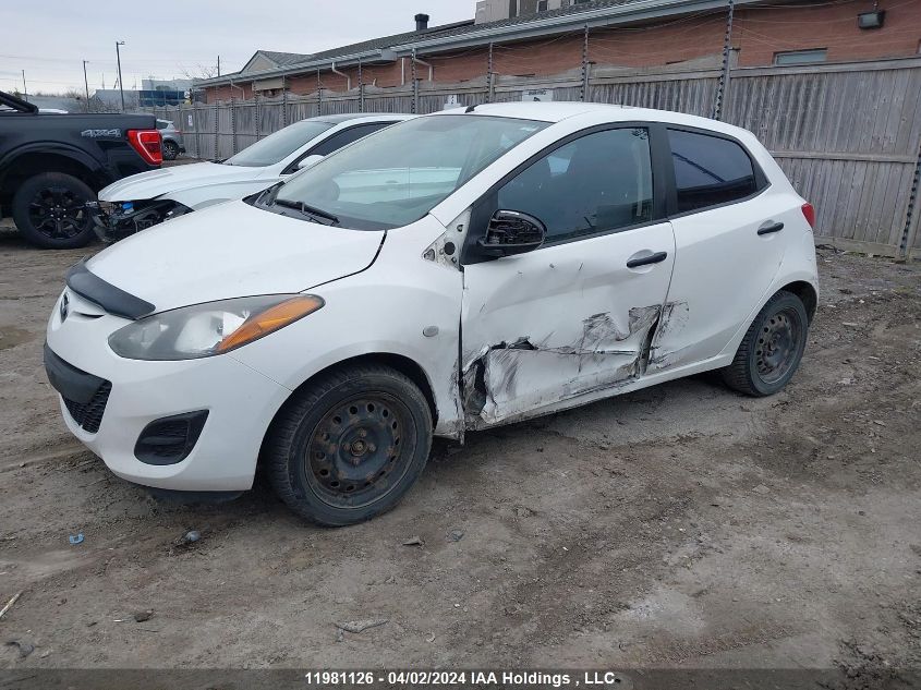 2012 Mazda Mazda2 VIN: JM1DE1KY8C0140541 Lot: 11981126