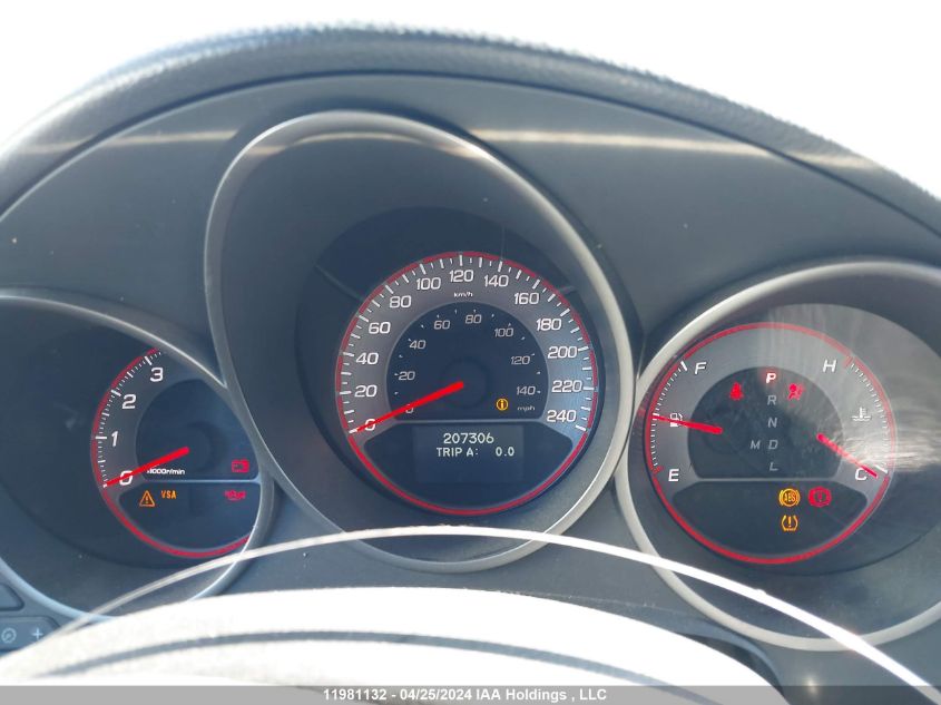 2008 Acura Tl VIN: 19UUA76598A802824 Lot: 11981132