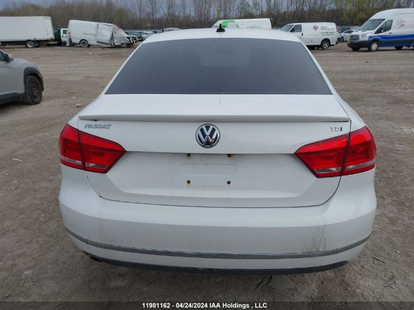 2012 Volkswagen Passat VIN: 1VWBN7A36CC077709 Lot: 11981162