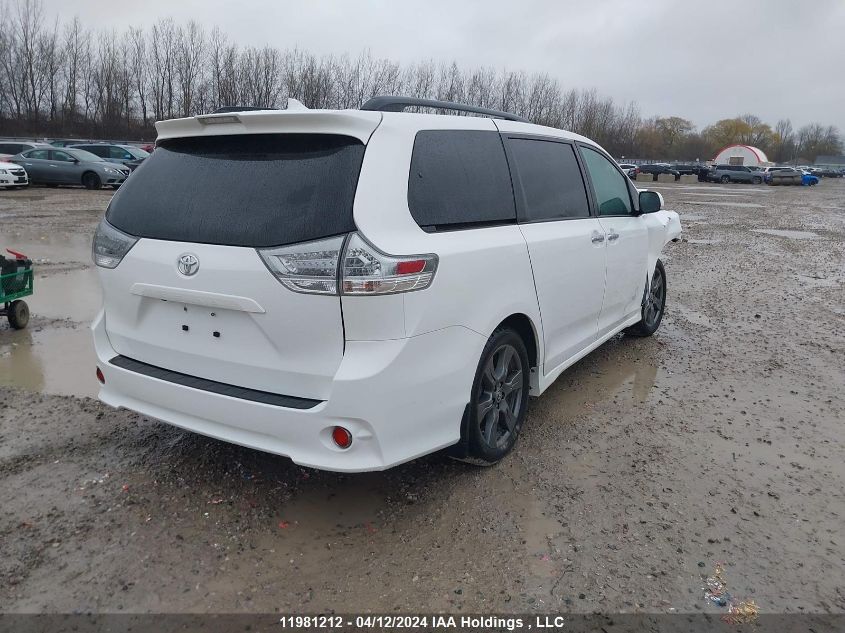 2020 Toyota Sienna Se/Se Premium VIN: 5TDXZ3DC4LS067597 Lot: 11981212